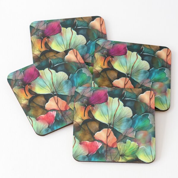 Item preview, Colors ginko biloba leaves nature #pattern #nature designed and sold by JBJart.