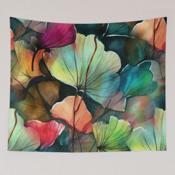 Item preview, Colors ginko biloba leaves nature #pattern #nature designed and sold by JBJart.