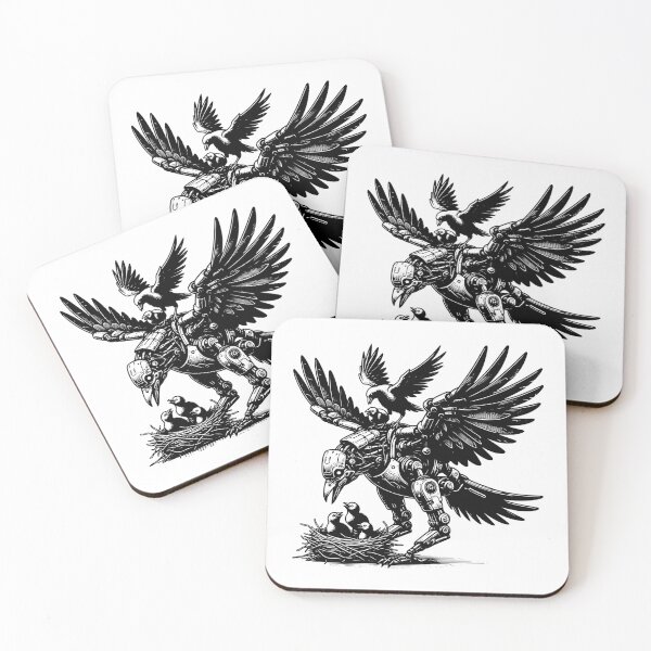 Item preview, Cyberpunk Gothic Raven - Nature vs Tech designed and sold by dreamsagellc.
