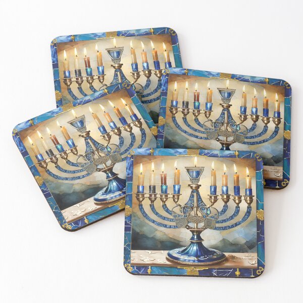 Item preview, Menorá de Hanukkah designed and sold by Lee Hiller Designs.