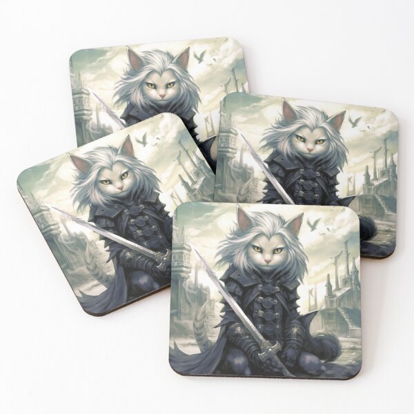Item preview, Final Fantasy Cat designed and sold by Solace Sparkles.