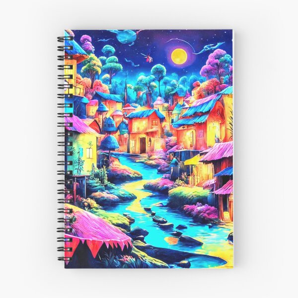 Item preview, Village Under Moonlight designed and sold by Kingcls.
