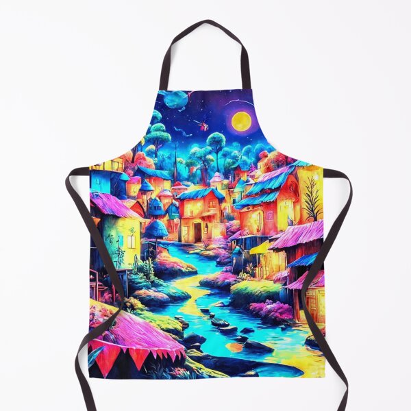 Item preview, Village Under Moonlight designed and sold by Kingcls.