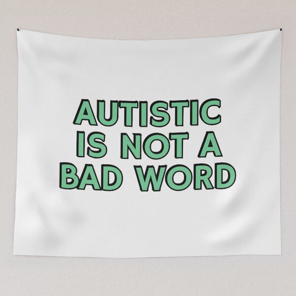 Item preview, Autistic Is Not A Bad Word - neurodivergence designed and sold by Inspirationmotivation.