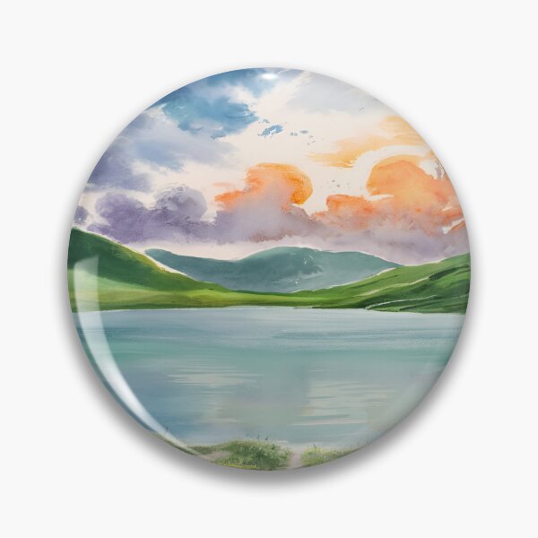 Item preview, Serene Sunset Lake designed and sold by Fashiospice07.