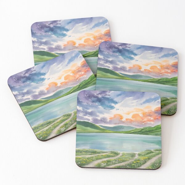 Item preview, Serene Sunset Lake designed and sold by Fashiospice07.