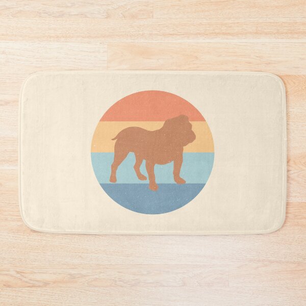 Item preview, English Bulldog Worn Pastel Retro Design designed and sold by kakarikihill.