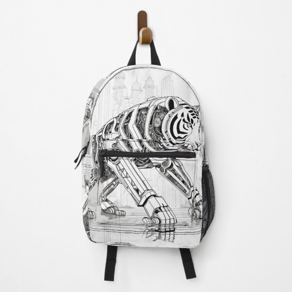 Item preview, Mech Tiger in the City designed and sold by Syrupulse.