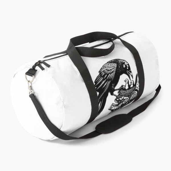 Item preview, Punk Rock Cyber Nature vs Tech Raven caring for nest of Chicks designed and sold by dreamsagellc.