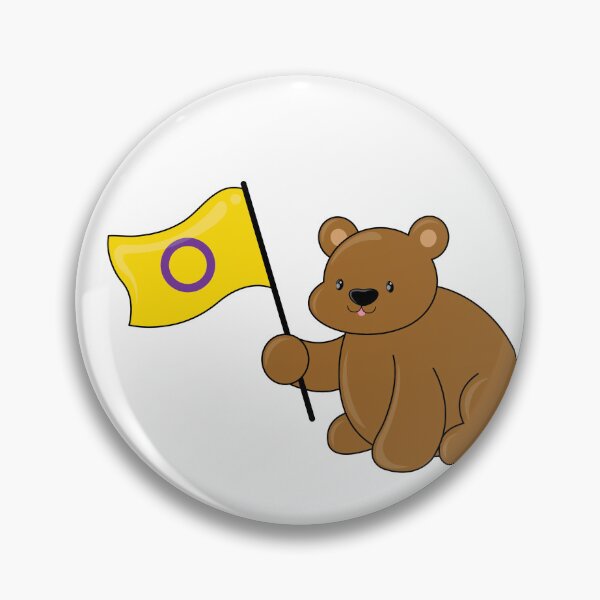 Item preview, Pride Bear (Intersex Flag) designed and sold by Rustmm.