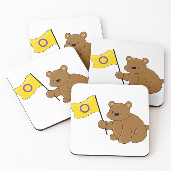 Item preview, Pride Bear (Intersex Flag) designed and sold by Rustmm.