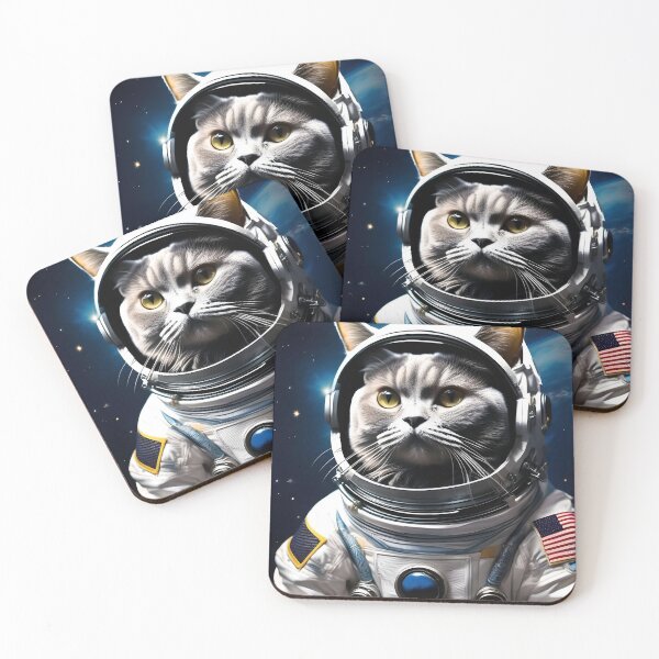 Item preview, British Short Hair Cat in the Space designed and sold by ACCROCHER.