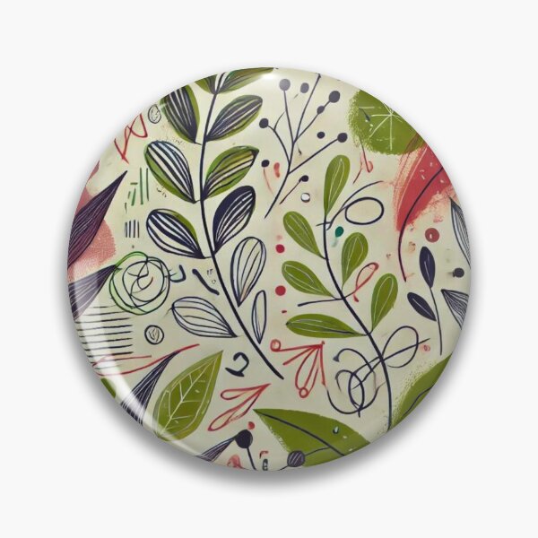 Item preview, Abstract and Colorful Botanical Pattern - Modern and Artistic Design designed and sold by Marinaso.