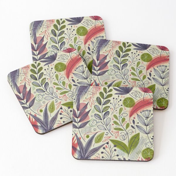 Item preview, Abstract and Colorful Botanical Pattern - Modern and Artistic Design designed and sold by Marinaso.
