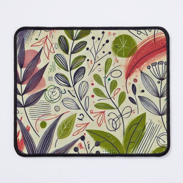 Item preview, Abstract and Colorful Botanical Pattern - Modern and Artistic Design designed and sold by Marinaso.