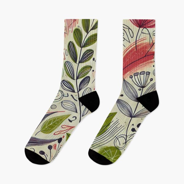 Item preview, Abstract and Colorful Botanical Pattern - Modern and Artistic Design designed and sold by Marinaso.