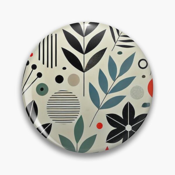 Item preview, Geometric Botanical Pattern - Modern and Minimalist Design designed and sold by Marinaso.