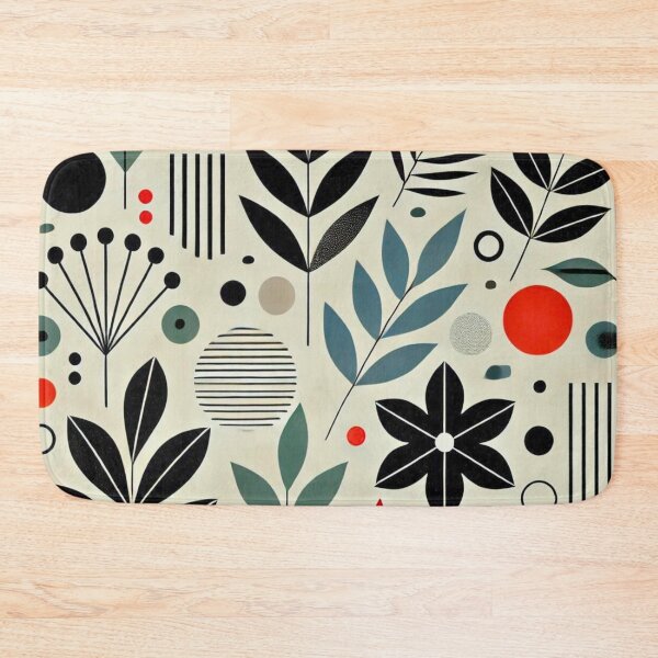 Item preview, Geometric Botanical Pattern - Modern and Minimalist Design designed and sold by Marinaso.