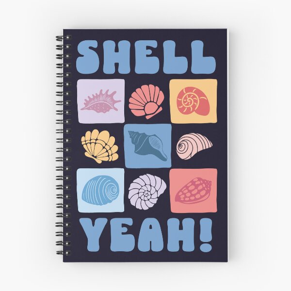 Item preview, Bold, Playful Typography SHELL YEAH! Adorned with Vibrant Shell Illustrations for Ocean Lovers and Beachy Vibes – Funny Beach Pun Design designed and sold by zenturtlemerch.