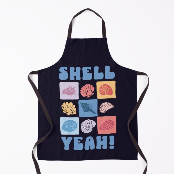 Item preview, Bold, Playful Typography SHELL YEAH! Adorned with Vibrant Shell Illustrations for Ocean Lovers and Beachy Vibes – Funny Beach Pun Design designed and sold by zenturtlemerch.