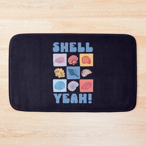 Item preview, Bold, Playful Typography SHELL YEAH! Adorned with Vibrant Shell Illustrations for Ocean Lovers and Beachy Vibes – Funny Beach Pun Design designed and sold by zenturtlemerch.
