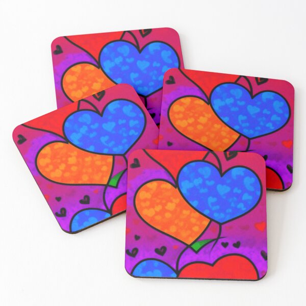 Item preview, Abstract Hearts Art designed and sold by TheDarkWardrobe.