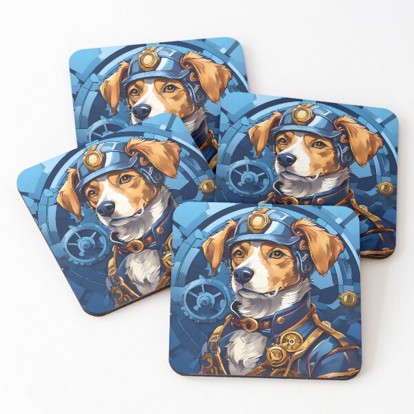 Item preview, Steampunk Canine Engineer designed and sold by ArtsyWishesShop.