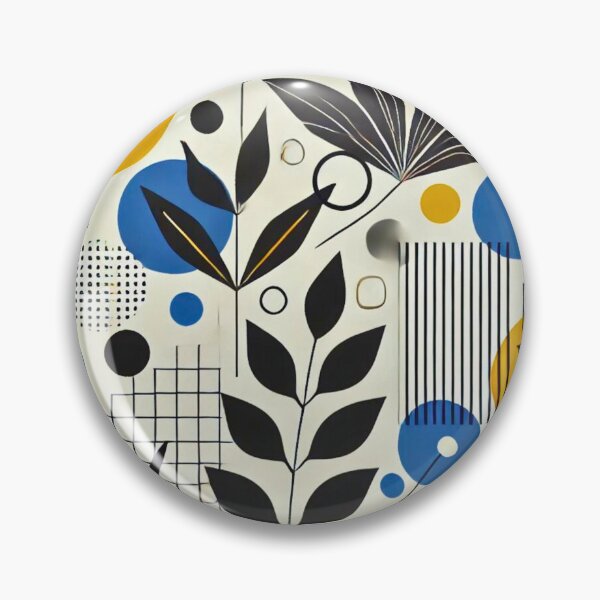 Item preview,  Geometric Botanical Pattern - Modern and Abstract Design designed and sold by Marinaso.