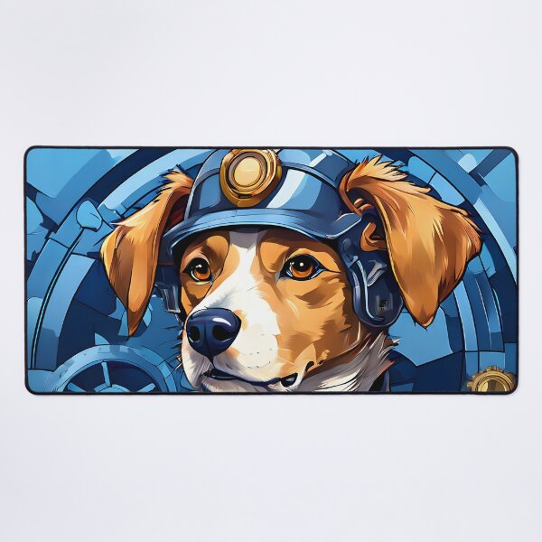 Item preview, Steampunk Canine Engineer designed and sold by ArtsyWishesShop.