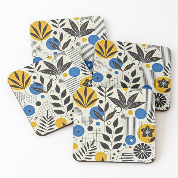 Item preview,  Geometric Botanical Pattern - Modern and Abstract Design designed and sold by Marinaso.