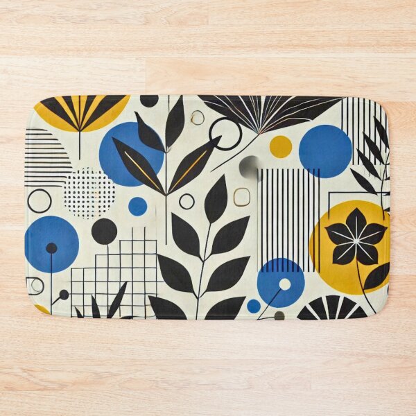 Item preview,  Geometric Botanical Pattern - Modern and Abstract Design designed and sold by Marinaso.