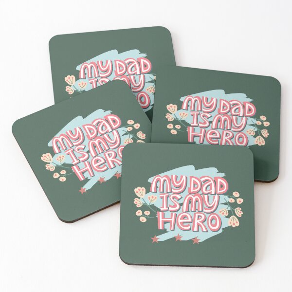 Item preview, MY DAD ISMY HERO designed and sold by Modern-Tropical.