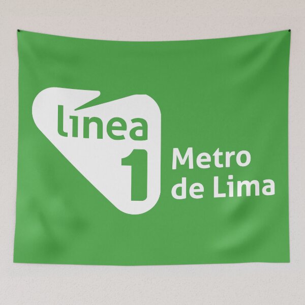 Item preview, Lima Metro Line 1 Trains Peru Railway Logo designed and sold by Maljonic.