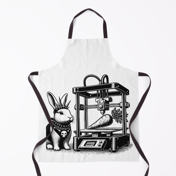 Item preview, Cyber Punk Rock Bunny 3D Printing Carrot designed and sold by dreamsagellc.