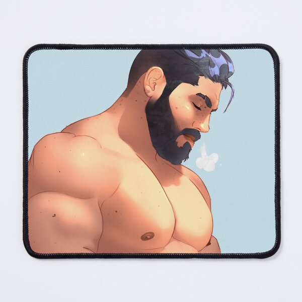 Item preview, Sigh (Muscle man with Black Hair) designed and sold by Logan Gillette.