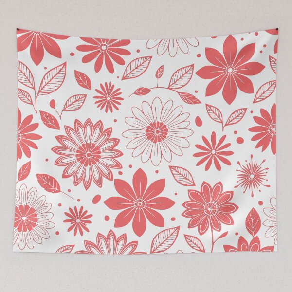 Item preview, Abstract flower pattern designed and sold by Pixevol.