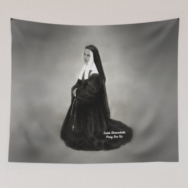 Item preview, Saint Bernadette designed and sold by LitanyLane.