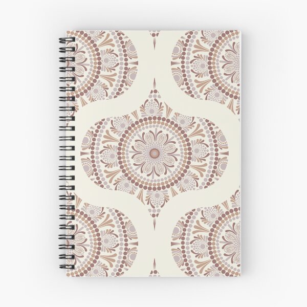Item preview, Warm Neutrals Cafe Ombre Dot Mandala Mid Mod Ogee designed and sold by Triplicate Limited.