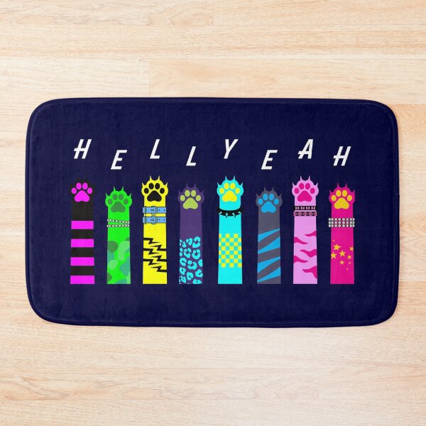 Item preview, Cats Paws Hell Yeah Hands Up Punk designed and sold by OddPopnyc.