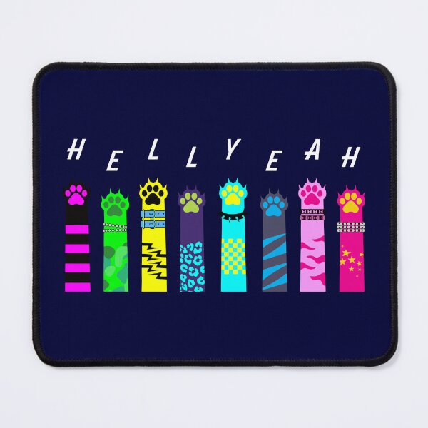 Item preview, Cats Paws Hell Yeah Hands Up Punk designed and sold by OddPopnyc.