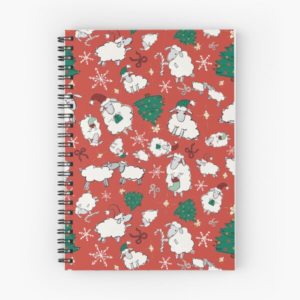 Aperçu de l'œuvre Mouton de Noël Rouge créée et vendue par MaggieHDesigns.
