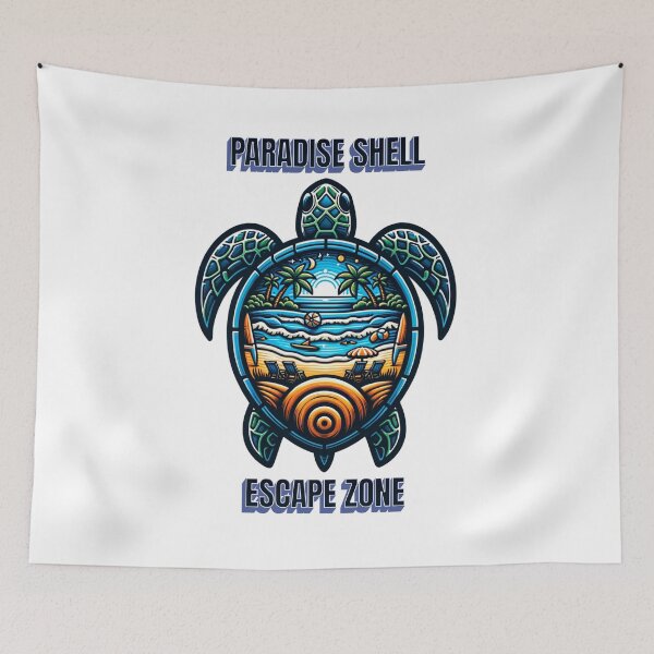Item preview, Tropical Turtle Haven designed and sold by Shipwrecked2020.