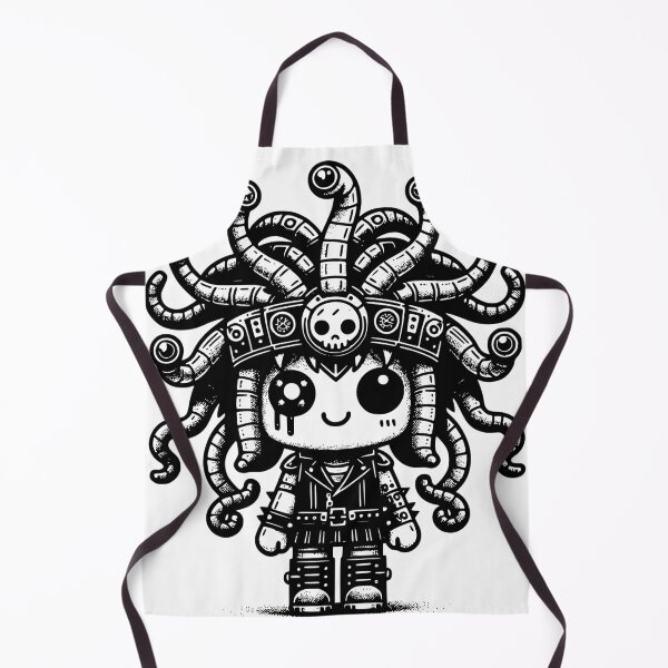 Item preview, Cute Cyber Goth Gore Medusa Etch designed and sold by dreamsagellc.