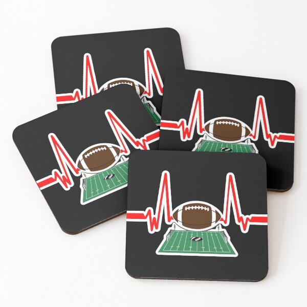 Item preview, Heartbeat Football – Passionate Football Fan designed and sold by Kashear.