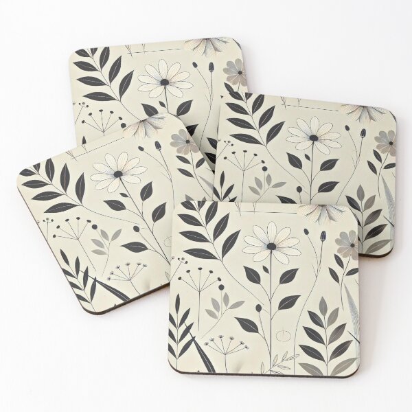 Item preview, Minimalist Floral Pattern - Elegant and Serene Design designed and sold by Marinaso.