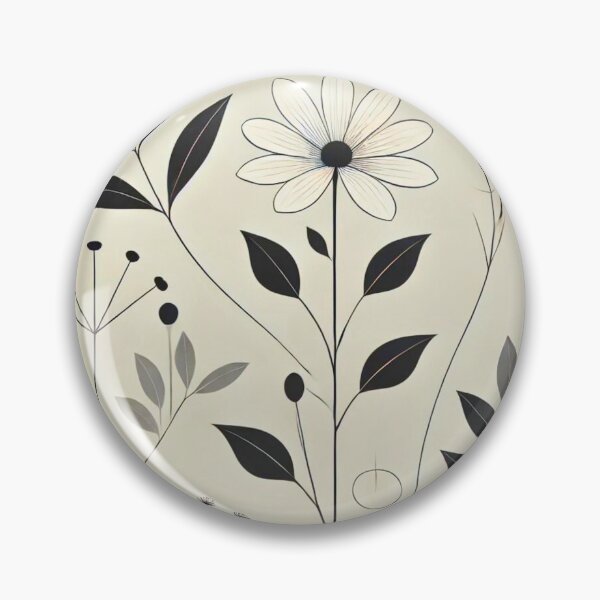 Item preview, Minimalist Floral Pattern - Elegant and Serene Design designed and sold by Marinaso.