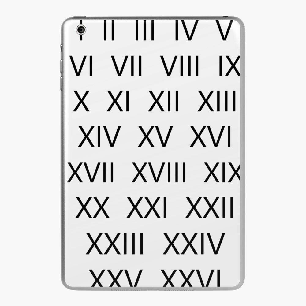 Number 55 Roman Numeral LV Gold iPad Case & Skin for Sale by