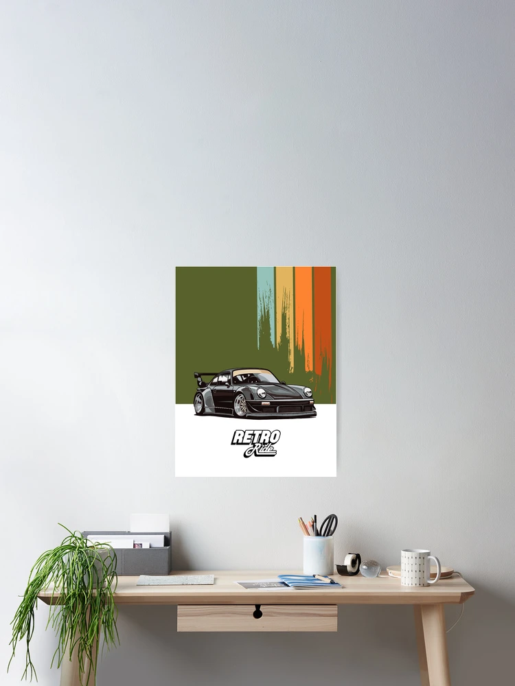 Thumbnail 2 of 3, Poster, Retro Driver designed and sold by Rflectionart.