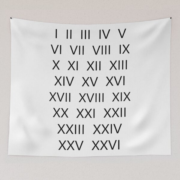 Item preview, Roman Numerals design designed and sold by GetItGiftIt.