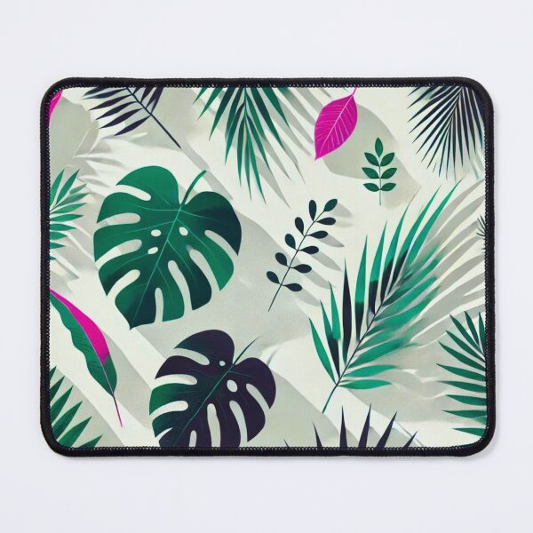 Item preview, Tropical Pattern Green and Pink Leaves - Modern and Colorful Design designed and sold by Marinaso.
